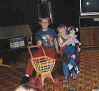 Travis & Trent at Grandma's house