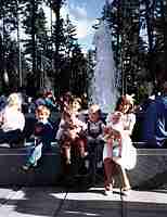 family at the Portland Temple