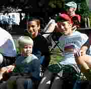 At the parade