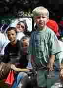 At the parade