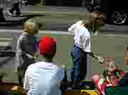At the parade