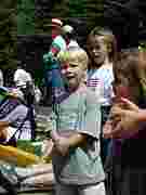 At the parade
