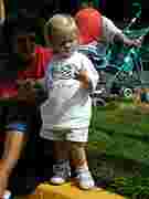 At the parade