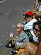 At the parade